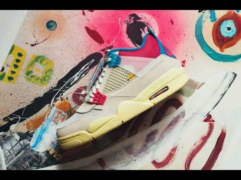 Vibrant Nike Shoe + Colorful Basketball Court | 1 Hour 4K TV Wallpaper / Ambient Loop (No Music)