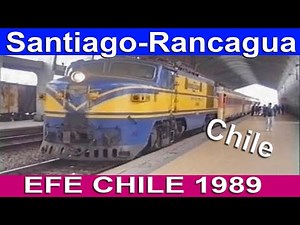 EFE Ferrocarriles del Estado Chile 1989