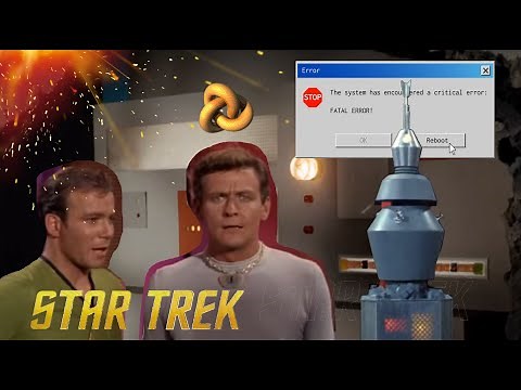 Star Trek - Captain Kirk Outwits Robots Like a Boss