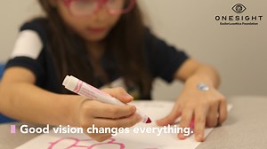 Good vision changes everything, especially for youth relying on clear vision to see the school board, keep up in their classes and build social confidence. Prioritizing vision care from an early age is essential. Harmony, a seven-year-old in the United States, had her eyes examined and received a pair of glasses to set her up for success scholastically and beyond. #TheRightToSee #GoodVisionChangesEverything #SeeMoreBeMore | OneSight