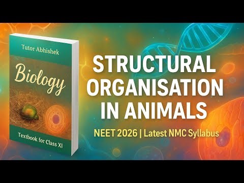 NCERT line by line Structural organisation in animal (Animal tissues) part 1 #neet2026
