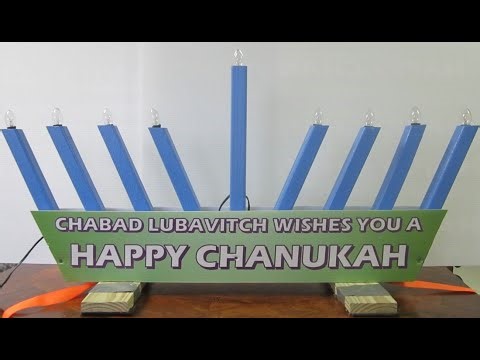 How to mount the Car Menorah