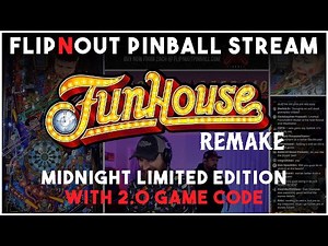 🔴LIVE - Funhouse Remake Midnight Limited Edition Pinball by Pedretti Gaming!