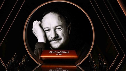 Gene Hackman honored by Morgan Freeman at Academy Awards