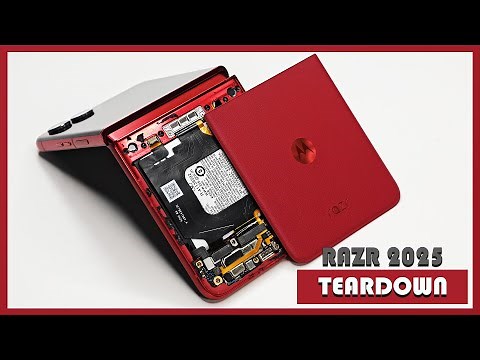 Motorola Razr Ultra 2025 Razr 60 Ultra Teardown Disassembly Phone Repair Video Review