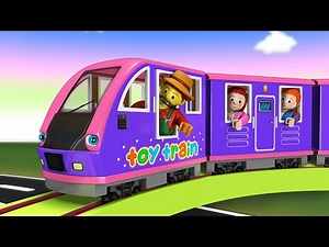 Toy Train Cartoon for Kids - Toy Factory Kereta Api