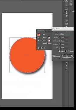 How to Use Drop Shadow in Illustrator #shorts