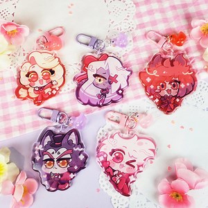 Hazbin Hotel Chibis   Duckys - Acrylic Charms/keychains - Etsy
