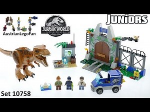 Lego Jurassic World Juniors 10758 T. Rex Breakout - Lego Speed Build Review