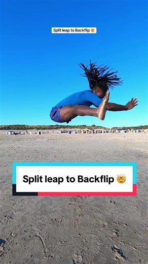 Split leap to Backflip 🤯