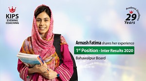 2.7K views · 56 reactions | Journey to Brilliance Begins Here! Explore Matric & Inter Board 2020 Toppers' Reviews About KIPS Evening Coaching. #KIPS #EveningCoaching #Topper #Brilliance | KIPS Preparations | Facebook