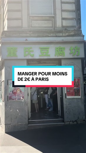 Manger pour moins de 2€ à Paris — adresse Belleville