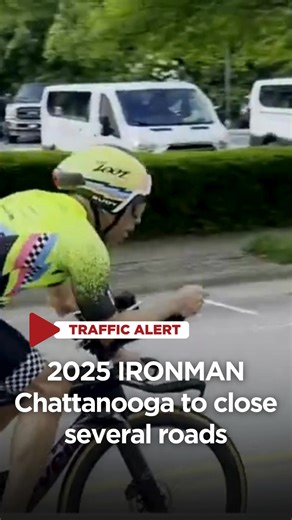 TRAFFIC ALERT: Dozens of downtown Chattanooga roads will be closed through Sunday while the city prepares for 2025 IRONMAN Chattanooga. Here's what you need to know to stay out of the traffic this weekend! Find a full list of road closings on our website. | Local 3 News