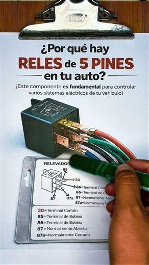 5-pin Automotive Relay... Detailed 💯✅ #mechanic #relay #automotive #mechanics