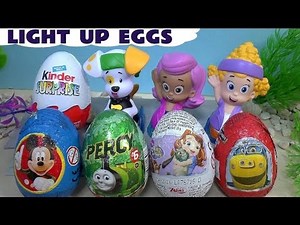 Bubble Guppies Mermaid Surprise Eggs Princess Toys Thomas & Friends Huevo Kinder Sorpresa Mickey - video Dailymotion