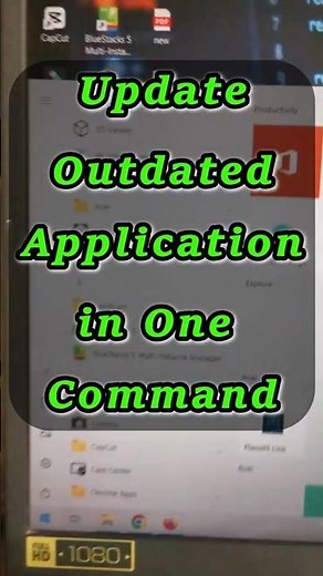 Update Windows Outdated Apps Using One Command on CMD, Update CMD..💻 #computer #update #windows