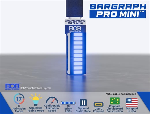 Premium Light Effects Board - Bargraph Pro Mini | 10 Leds 17 Patterns | Costume Lighting Panel Ghostbusters PCB Steampunk Cyberpunk Scanner - Etsy