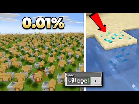 I Found Minecraft's RAREST Hidden SEEDS...