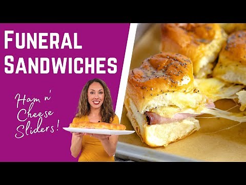 Baked Ham n' Cheese Sliders (aka Funeral Sandwiches!)