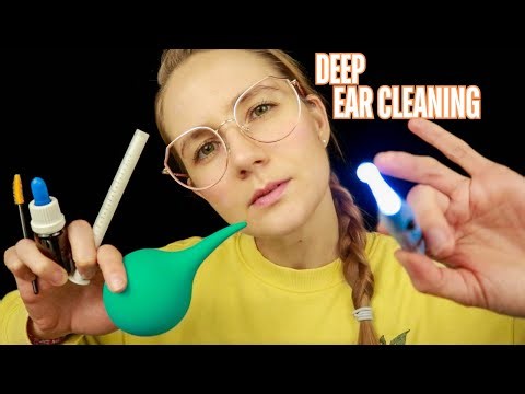 Binaural ASMR 3 Dio Deep Ear Cleaning & Unclogging 👂😲😮‍💨