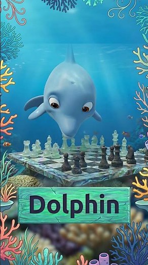 🐬🐬🐬 The Dolphin, a Very Clever Friend 🌊✨
