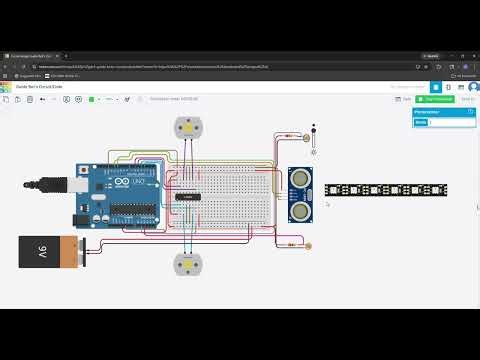Guide Bot's Circuit and Code Video Description