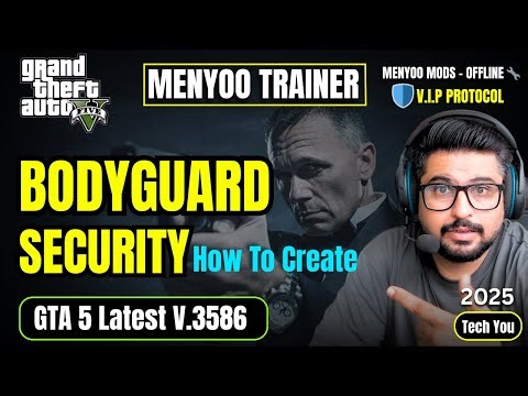 VIP Protocol Bodyguard Security GTA 5 Mods 2025 – How to Create | Easy Guide in Hindi/Urdu