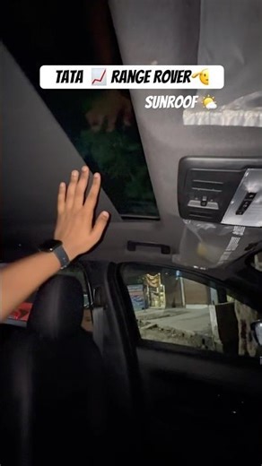 Sunroof😱 Harrier✅ #automobile #caraccessories #harrier #harrierfacelift #tatanexon #viralshort