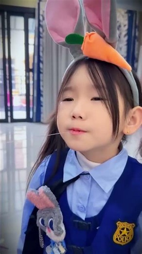 Children want love#Officer Rabbit #angel