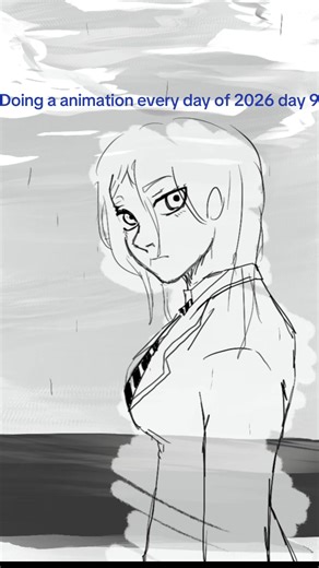 Day 9 There was quite a bit of rain today so I thought I’d do this animation #animation #rain #animefyp