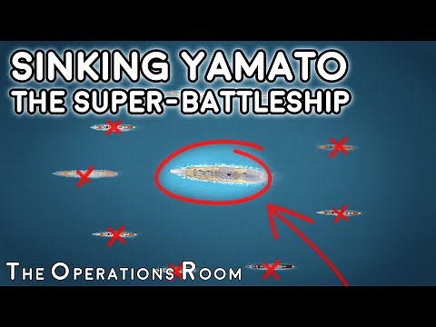 The US Navy Sinks the Super-Battleship Yamato - Operation Ten-Go - Animated