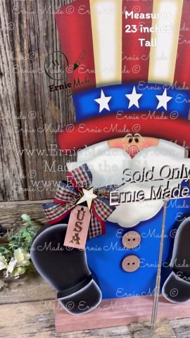 Patriotic Uncle Sam Summer Decoration, USA, America Sign, Fourth of July, Veterans Day, Memorial Day, 4th of July Table Decor, Porch Sitter - Etsy