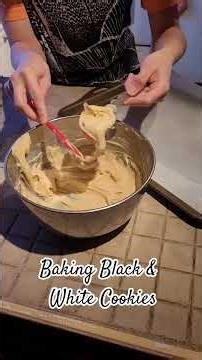 Baking Black & White Cookies #Cookies #Recipe #Beautiful #Food #Foodie #Foodies #Lunch