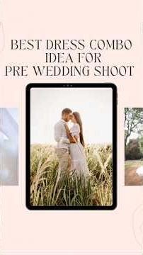 Best Pre Wedding Dress Color Combinations | Trending Outfit Color Ideas for Couples #shorts
