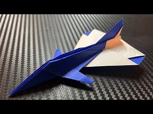 How to fold Torrent, the coolest sticky note jet paper airplane ever