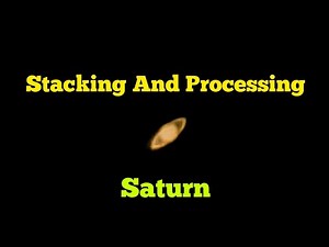 Stacking and processing Saturn using PIPP and autostackert software. #saturn #imageprocessing
