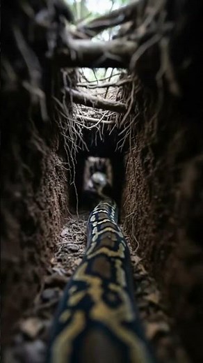 How Do Pythons Live in the Wild? Amazing Snake Facts #shorts #pyhon #wildlife