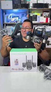 Câmera de segurança tripla fuhd #viralshort #camera