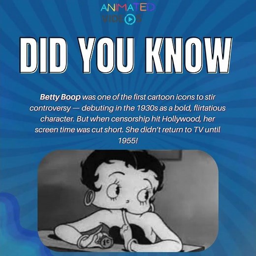The Secret History of Betty Boop 😲 | #AnimationFacts