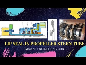 Lip seal in Stern tube of Propeller Shaft| Design| Vulcanization| Wear Adjustment Method|