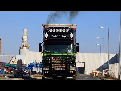 Best of Scania V8 Open Pipe - Compilation Exhaust Sound