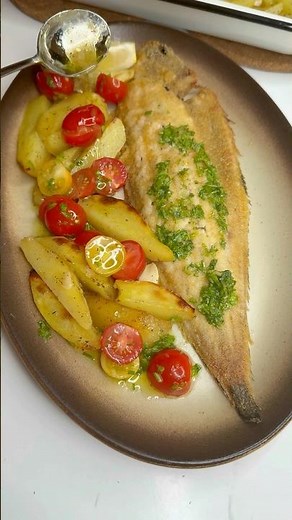 🍋 Baked sole and potatoes
