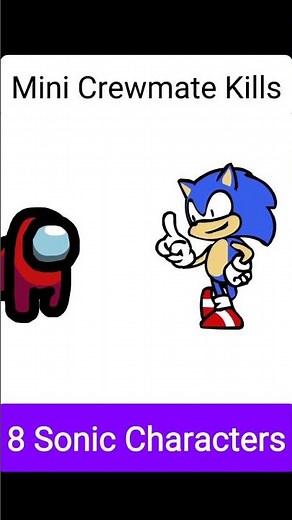 Mini Crewmate’s SONIC Massacre! 🌀💥 | Among Us Short
