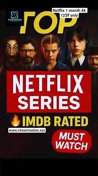 Top 10 Netflix Original Series ranked by their official IMDb ratings!