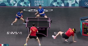 Puissance et réflexes : point fou en finale du double mixte