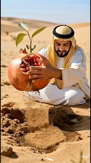 Arab sheikh and pomegranate tree #cartoon #tree #newcartoonbangla