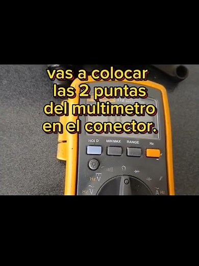 How to test a crankshaft sensor with a multimeter.