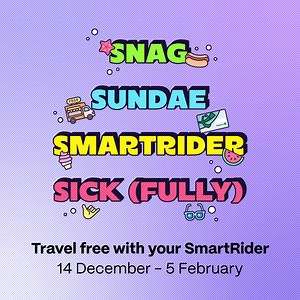 16 reactions | Enjoy the tastes of summer with free travel on all Transperth services from 14 December to 5 February. Just remember to tag on and off. For more info, including how to purchase a SmartRider, head to our website. | Transperth | Facebook