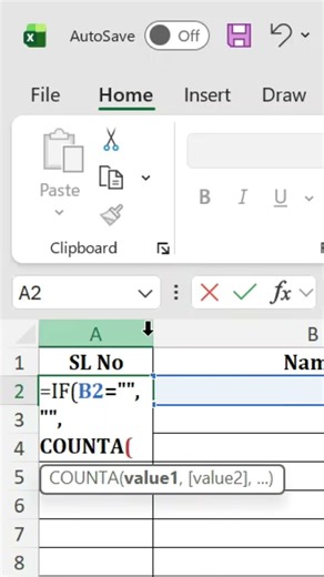 No More Manual Numbering in Excel 🚀 Try This Trick! | Debananda Sahoo | Shorts 12