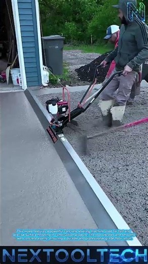 Automatic Level Concrete floor Machine Innovation For Smooth Surface Finishing#ToolTech